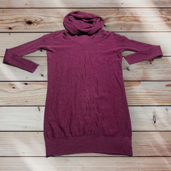 Ruby Moon Long Sweater Maroon Size Small - Picture 3 of 6
